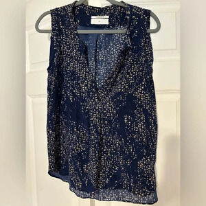Po Mandere Silk Tank Blouse